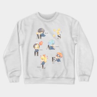 Mashle: Alphabet and Muscles Crewneck Sweatshirt